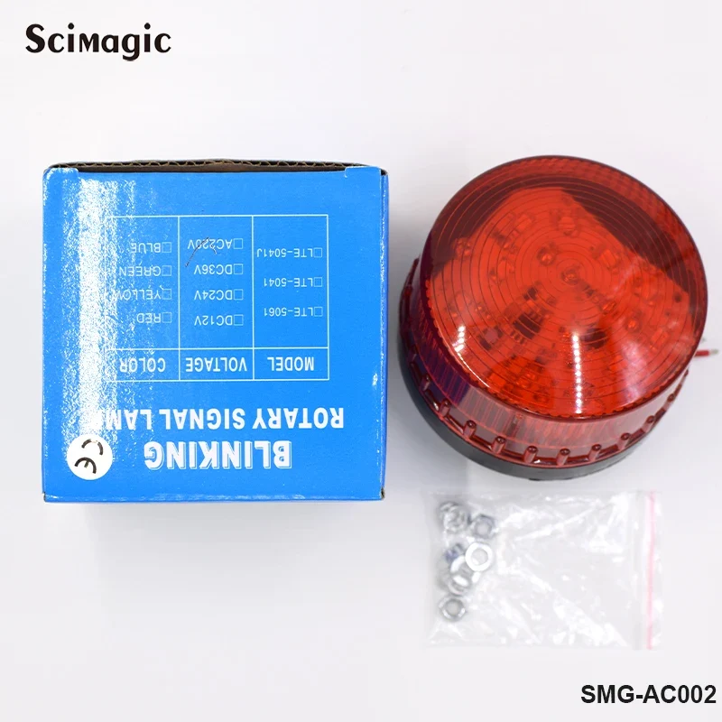 Signal Strobe Flashing Lamp DC 12V or 24V LED Gate Flashing Light Lamp Alarm Lamp For Swing Sliding Gate Opener/Barrier Gate