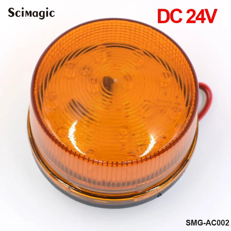 Signal Strobe Flashing Lamp DC 12V or 24V LED Gate Flashing Light Lamp Alarm Lamp For Swing Sliding Gate Opener/Barrier Gate
