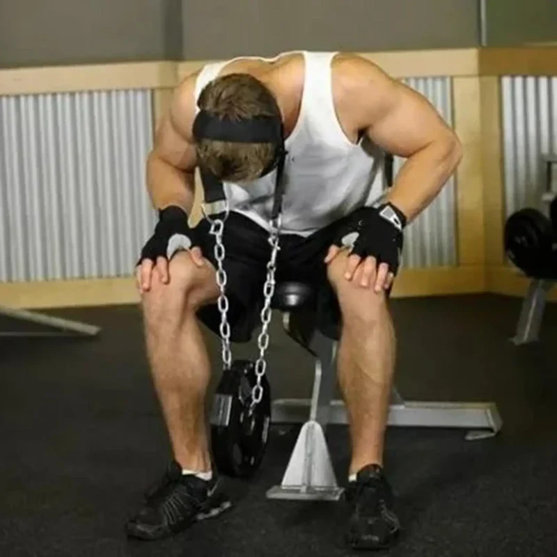 Head Harness Sports Neck Training Exerciser Strap Muscle Builder Home Gym for Strength Fitness Weight Lifting Workout Boxing MMA