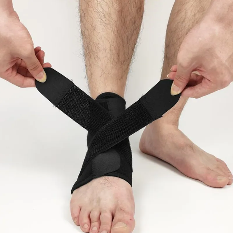 1Pcs Fitness Sports Ankle Brace Gym Elastic Ankle Support Gear Foot Weights Wraps Protector Legs Power Weightlifting 20*26cm