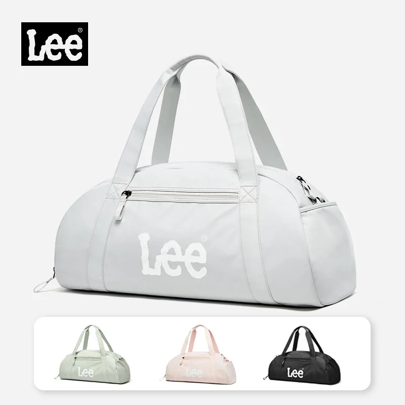 LEE Waterproof Sports Fitness Gym Bag Women Men Large Capacity Yoga Shoe Compartment Dry Pocket Luggage Travel Bag