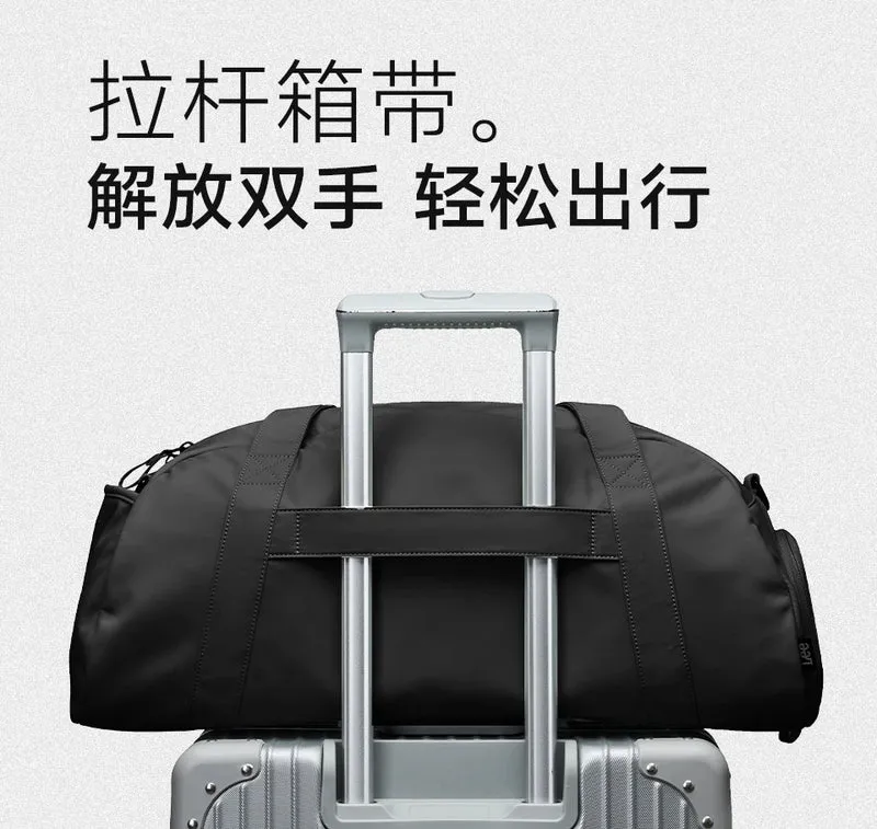 LEE Waterproof Sports Fitness Gym Bag Women Men Large Capacity Yoga Shoe Compartment Dry Pocket Luggage Travel Bag