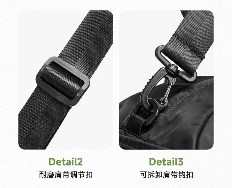 LEE Waterproof Sports Fitness Gym Bag Women Men Large Capacity Yoga Shoe Compartment Dry Pocket Luggage Travel Bag