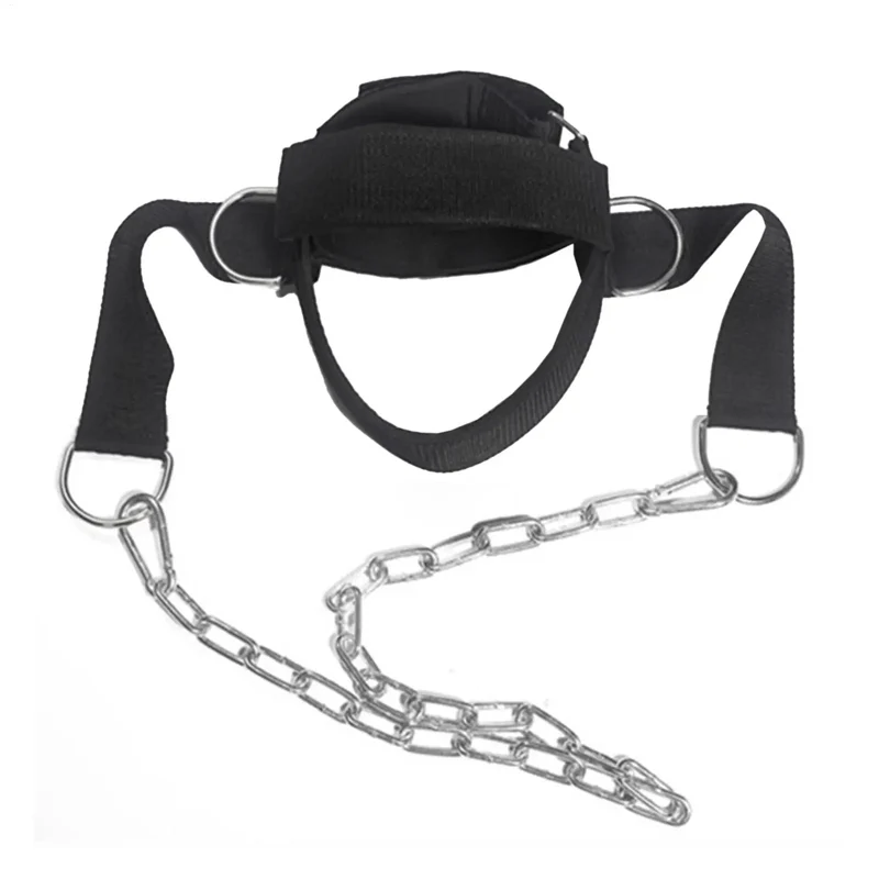Head Harness Sports Neck Training Exerciser Strap Muscle Builder Home Gym for Strength Fitness Weight Lifting Workout Boxing MMA