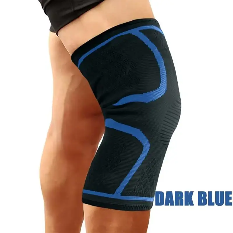 1/2PCS Fitness Running Cycling Knee Support Braces Elastic Nylon Sport Compression Knee Pad Sleeve for Basketball Volleyball
