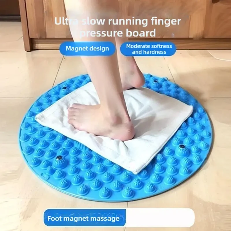 Foot Yoga Massage Acupressure Board Mat Muscle Relaxation Round Exercise Mat Fitness Foot Training Massage Acupressure Mat