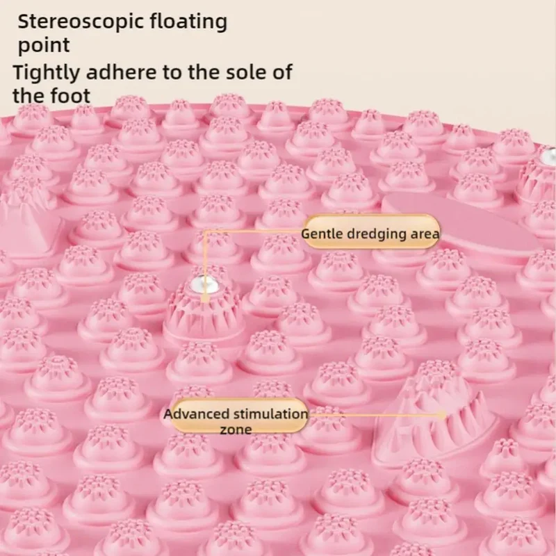 Foot Yoga Massage Acupressure Board Mat Muscle Relaxation Round Exercise Mat Fitness Foot Training Massage Acupressure Mat