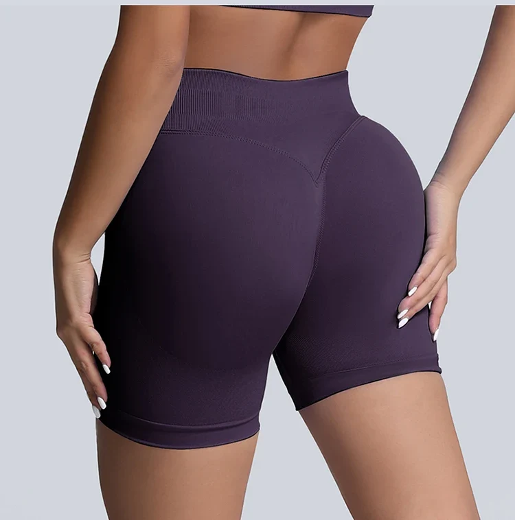 Impact Shorts Women High Waist Hip Lifting Yoga Short Fitness Seamless Elastic Workout Wear Woman Yoga Shorts Gym Female