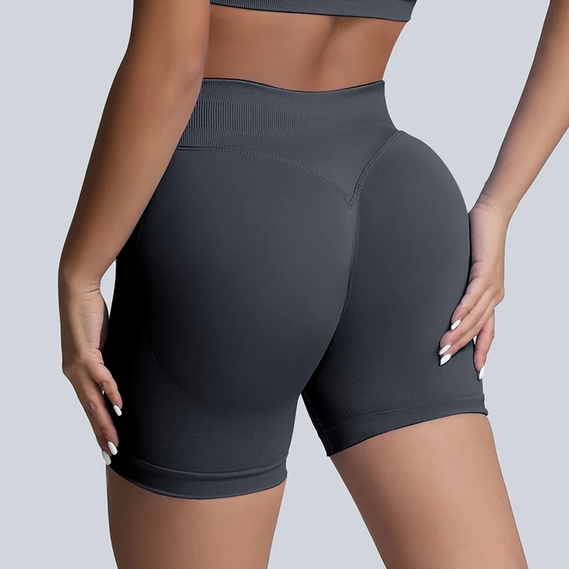 Impact Shorts Women High Waist Hip Lifting Yoga Short Fitness Seamless Elastic Workout Wear Woman Yoga Shorts Gym Female