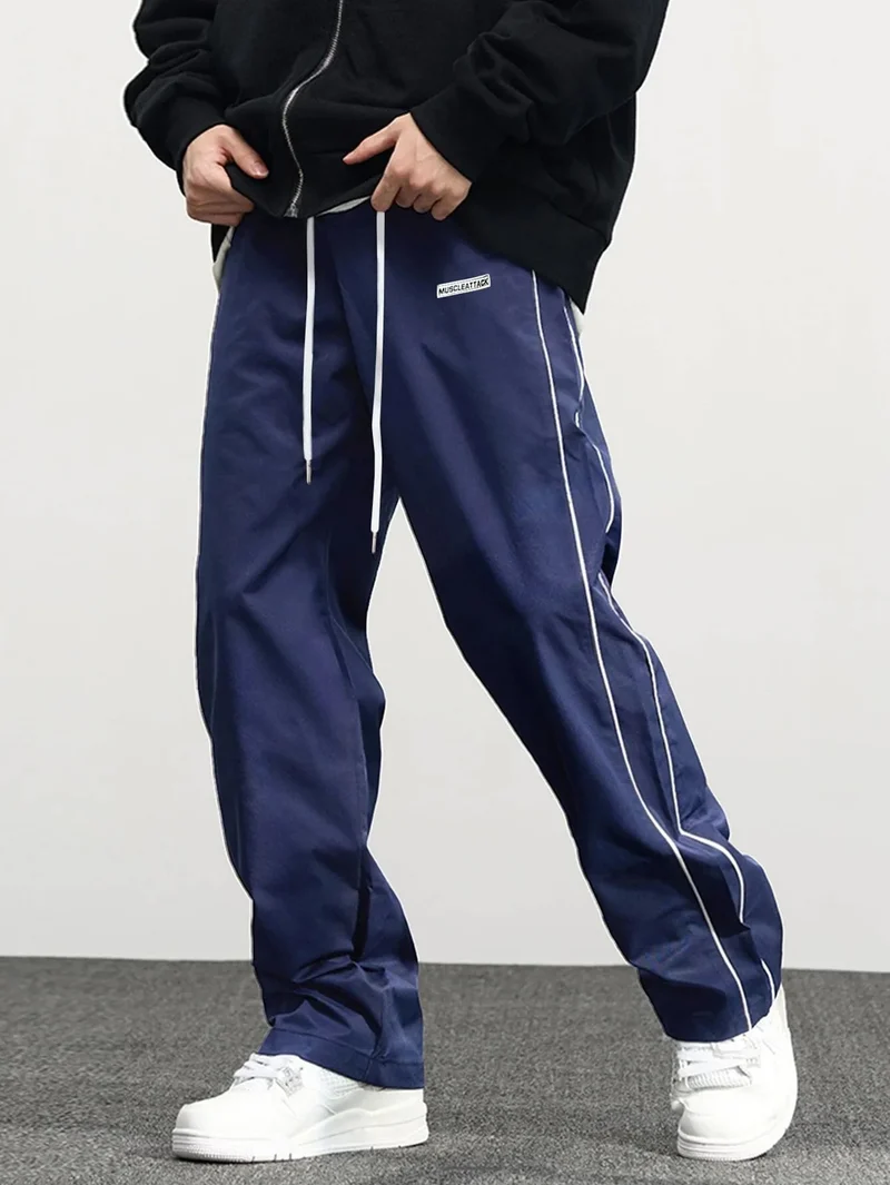 New men's woven pants Urban Men's Style Men's Sport and Casual Pants (Suitable for sports and fitness)
