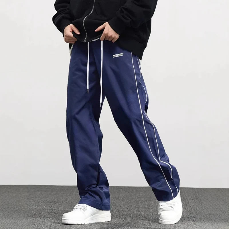New men's woven pants Urban Men's Style Men's Sport and Casual Pants (Suitable for sports and fitness)