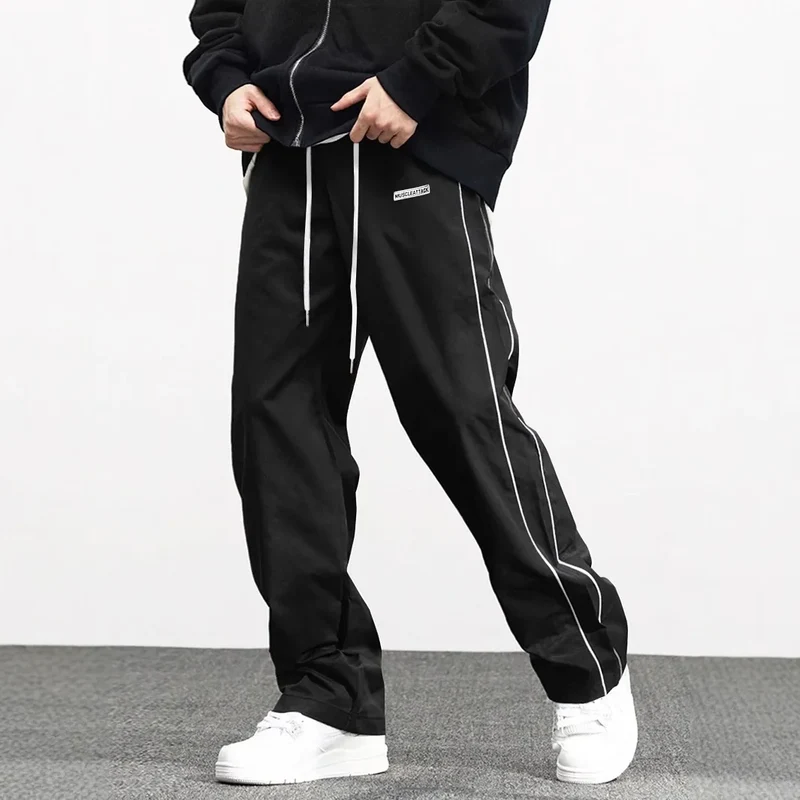 New men's woven pants Urban Men's Style Men's Sport and Casual Pants (Suitable for sports and fitness)