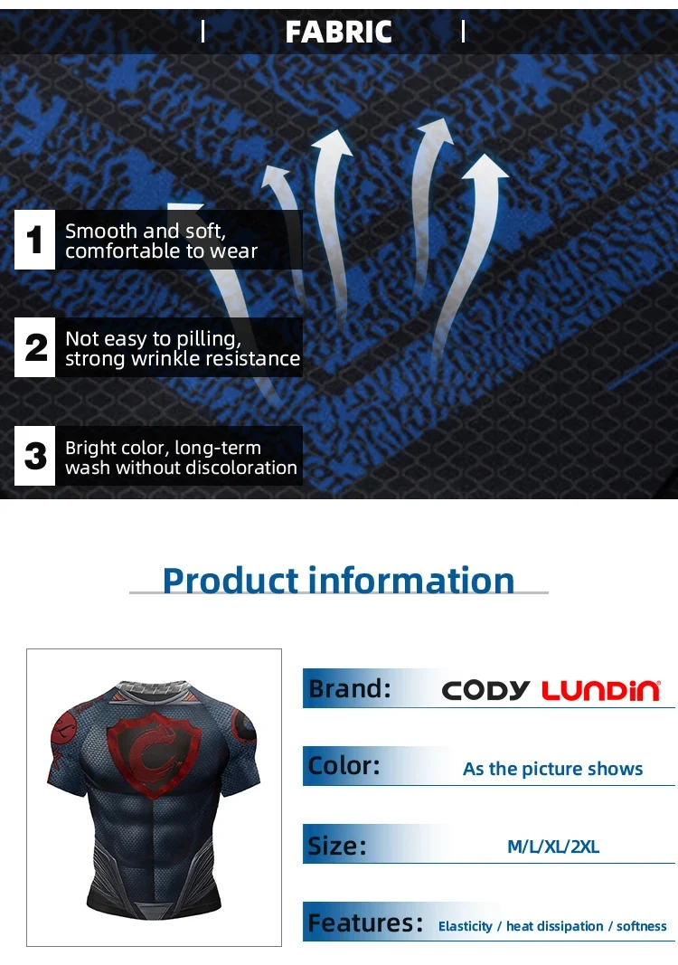 Hot Sell 3Digital Printed MMA BJJ Rash Guard Compression Shirt for Grappling Wrestling Daily MMA BJJ No-Gi Fitness Tee Shirts
