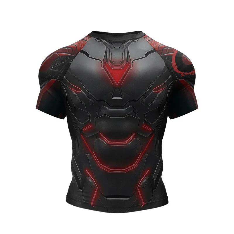 Hot Sell 3Digital Printed MMA BJJ Rash Guard Compression Shirt for Grappling Wrestling Daily MMA BJJ No-Gi Fitness Tee Shirts