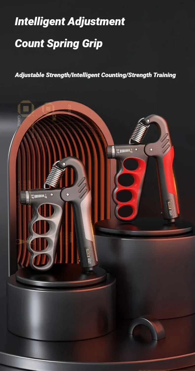 Grip dynamometer male arm strength training electronic counting five-finger exerciser 100kg fitness mechanical record