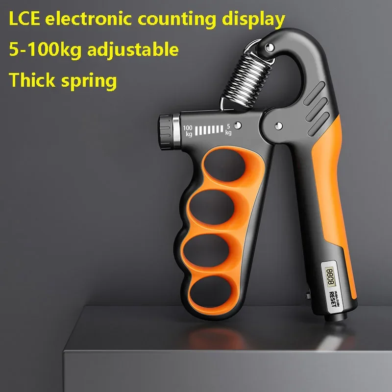 Grip dynamometer male arm strength training electronic counting five-finger exerciser 100kg fitness mechanical record