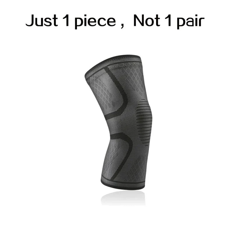 WOSWEIR-1 PC Elastic Knee Pads Nylon Sports Fitness Kneepad Fitness Gear Patella Brace Running Basketball Volleyball Support