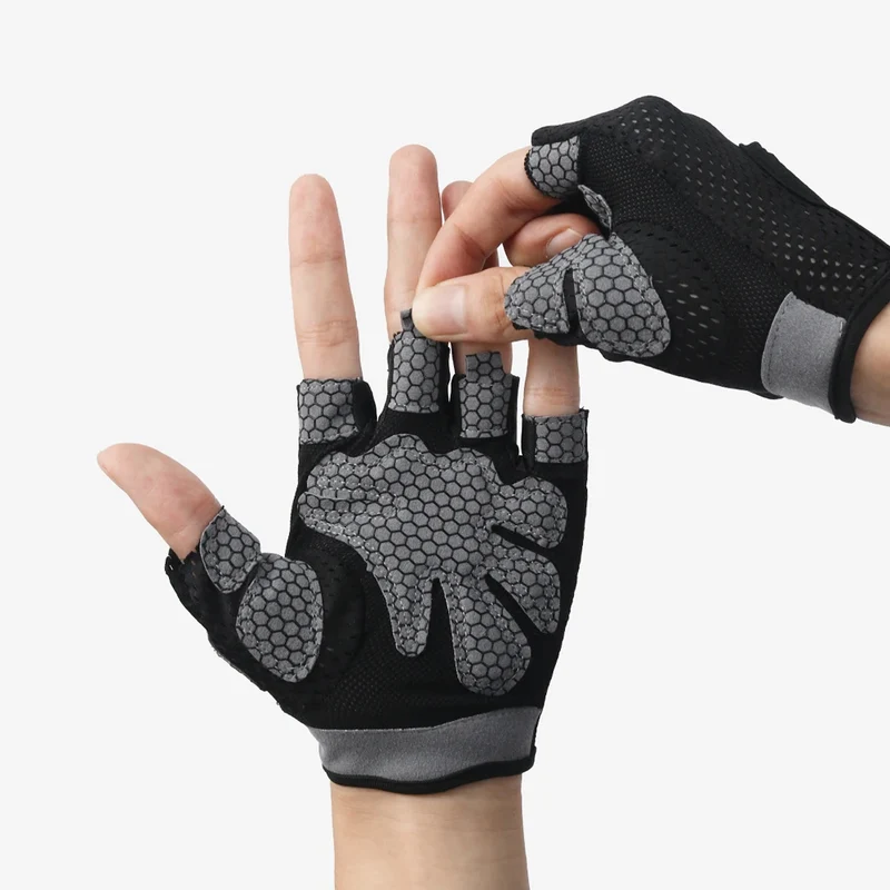 1Pair Workout Gloves Weight Lifting Gloves Palm Support Protection for Men Women,Exercise Gloves Sports for Training,Fitness,Gym