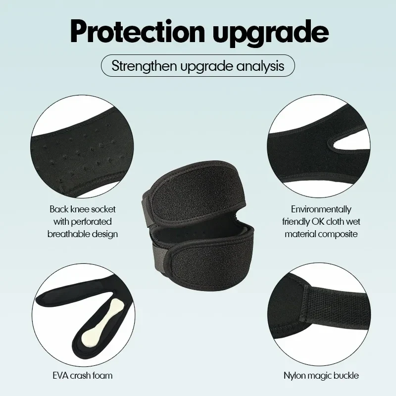 1 PCS Adjustable Sports Knee Pad Patella Band Elastic Bandage Band Football Basketball Sports Knee Pad Fitness Sport Knee Brace