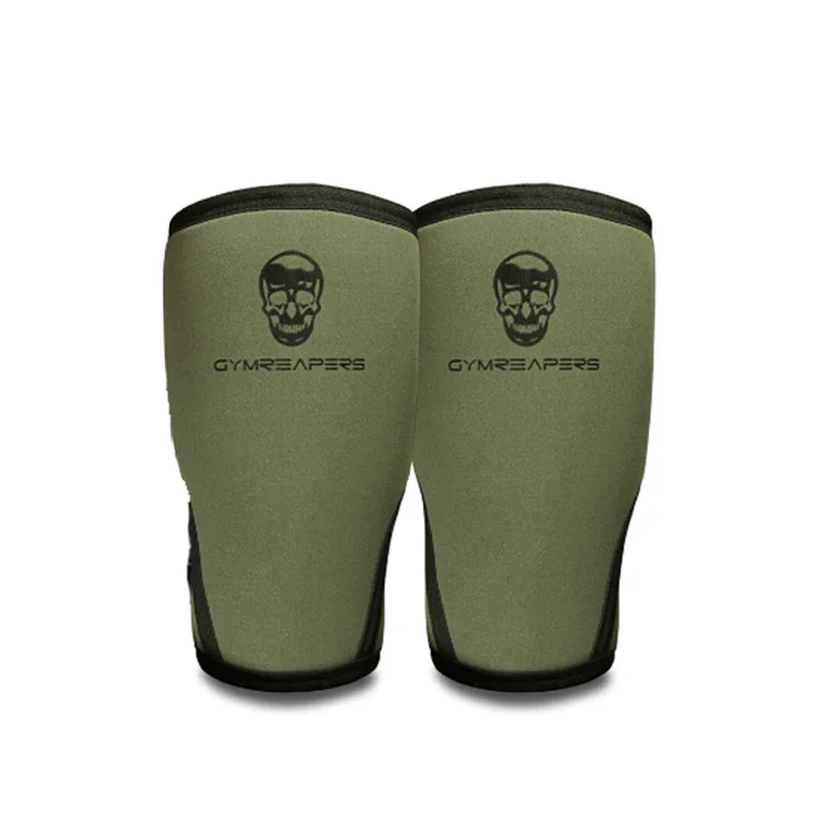 7mm Knee Pads Fitness Squatting Sports Protective Elasticity Hard Pulling Powerlifting Training Bodybuilding Knee Protector