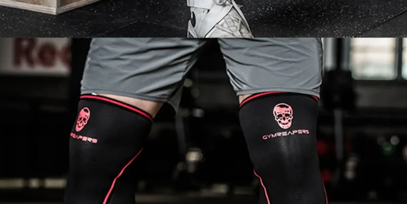 7mm Knee Pads Fitness Squatting Sports Protective Elasticity Hard Pulling Powerlifting Training Bodybuilding Knee Protector