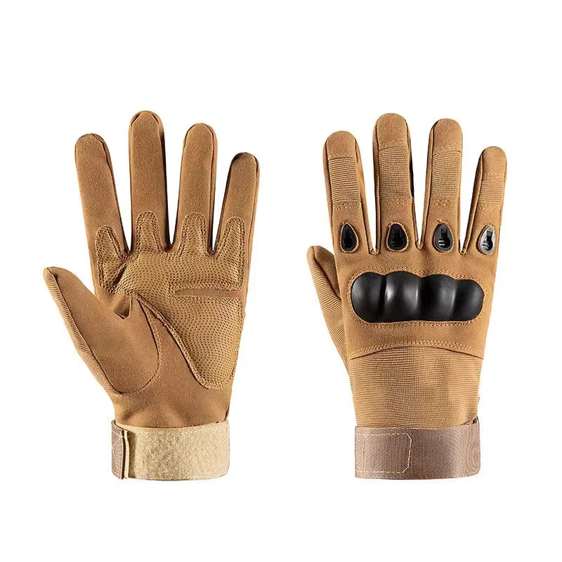 Outdoor Sports Motorcycle Full Fingure Fan Gloves Outdoor Tactical Gloves Cycling Gloves Sport Training Non-slip Fitness Gloves