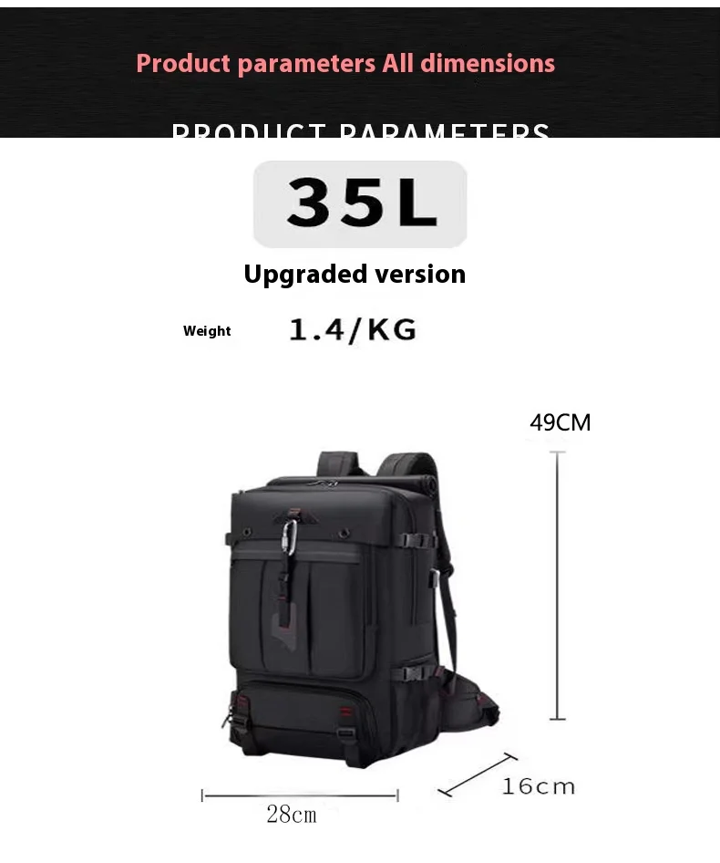 50L 70L Large Capacity Travel Backpack Luggage Sports Training Fitness Independent Shoes Storage Bag Laptop Bags
