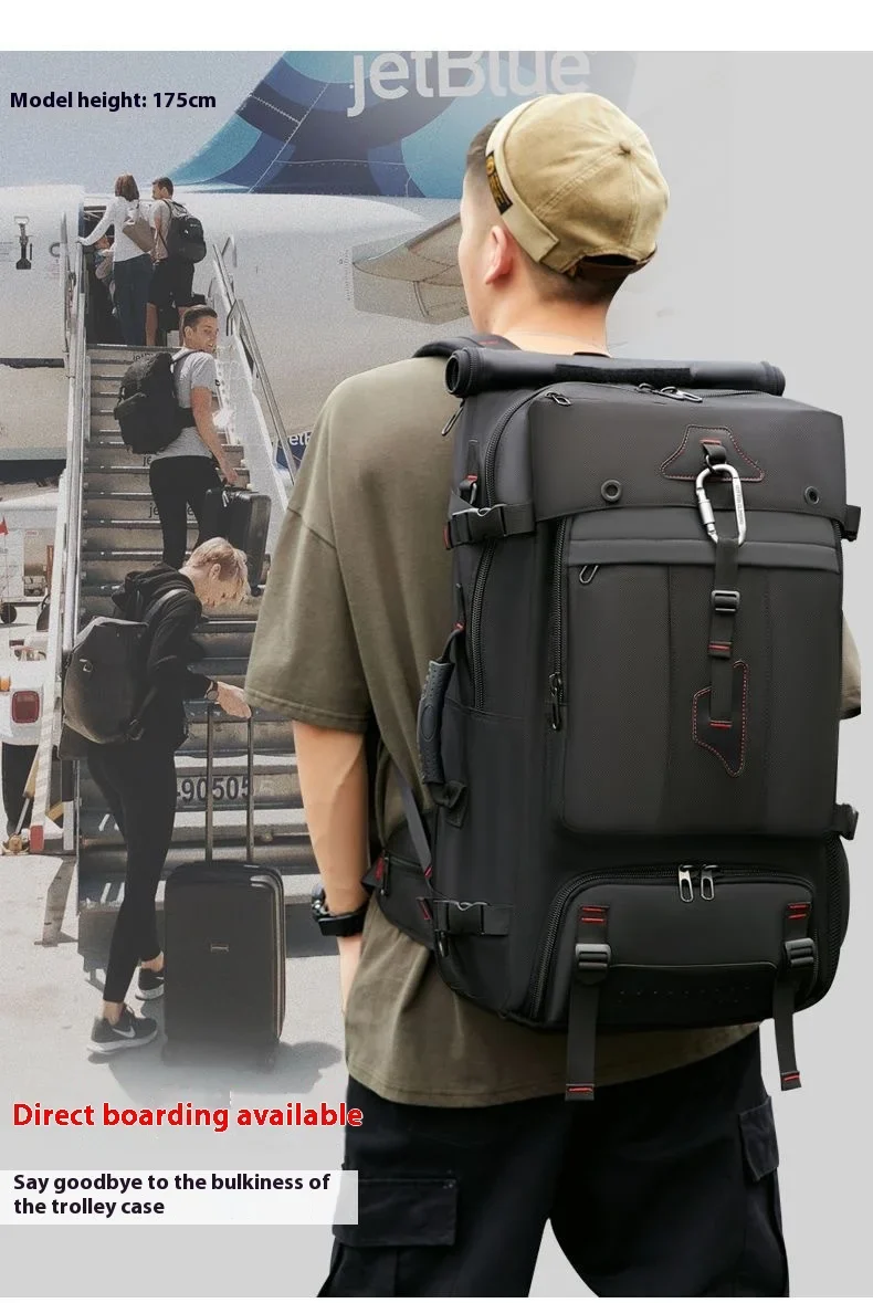 50L 70L Large Capacity Travel Backpack Luggage Sports Training Fitness Independent Shoes Storage Bag Laptop Bags