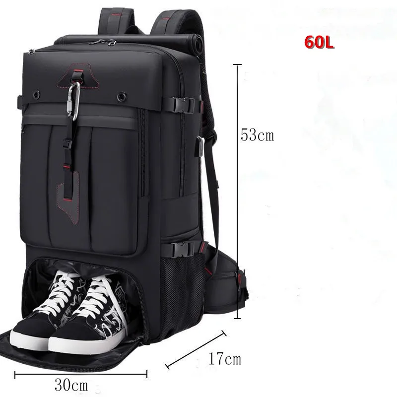 50L 70L Large Capacity Travel Backpack Luggage Sports Training Fitness Independent Shoes Storage Bag Laptop Bags
