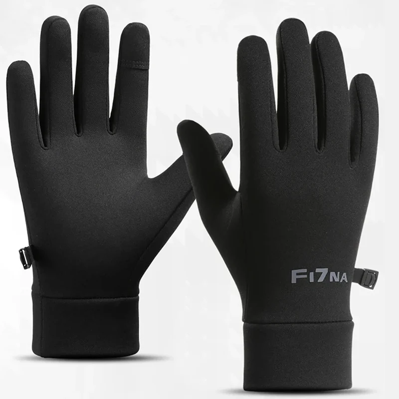 GTUBIKE Autumn Winter Outdoor Cycling Gloves Gym Fitness Sports Running Warm Touch Screen Nonslip Gloves Motorcycle Gloves