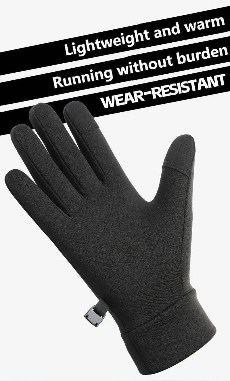 GTUBIKE Autumn Winter Outdoor Cycling Gloves Gym Fitness Sports Running Warm Touch Screen Nonslip Gloves Motorcycle Gloves