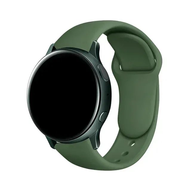 18mm 20mm 22mm Women Silicone Smart Watch Strap Wristband For Garmin Venu 3S 2S Forerunner 165 265S 255 Bracelet Watchband