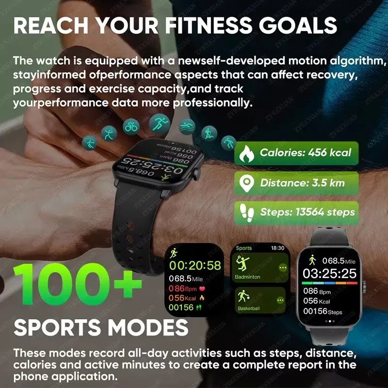 Global Upgrade Version Watch 5 HD AMOLED Display Screen Heart Rate Bluetooth Call GPS Track Waterproof Sports Men Smart Watch