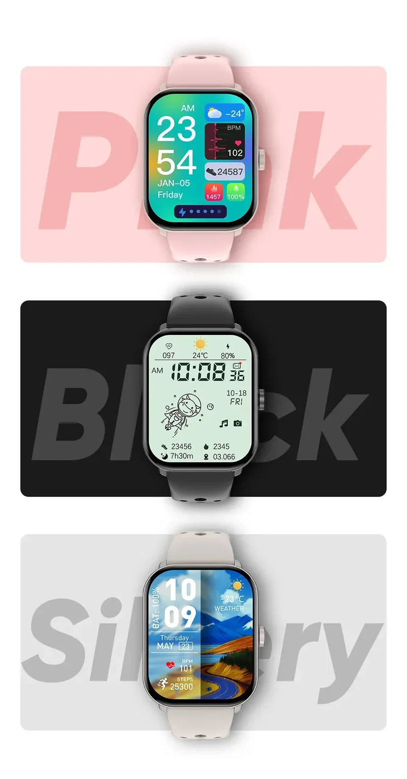 Global Upgrade Version Watch 5 HD AMOLED Display Screen Heart Rate Bluetooth Call GPS Track Waterproof Sports Men Smart Watch