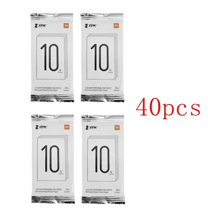 Original Xiaomi 3-inch ZINK Pocket Paper Self-adhesive Photo Print Sheets For Xiaomi Mini Pocket Photo Printer/Pocket Printer 1S