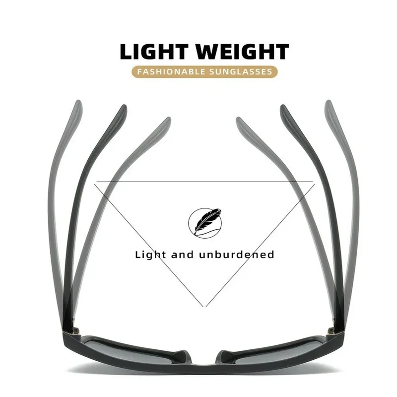 High Quality Man Sunglasses Women Protection Super Fashion Polarized Glasses Riding Fishing Retro Brand Square Sun Glasses UV400