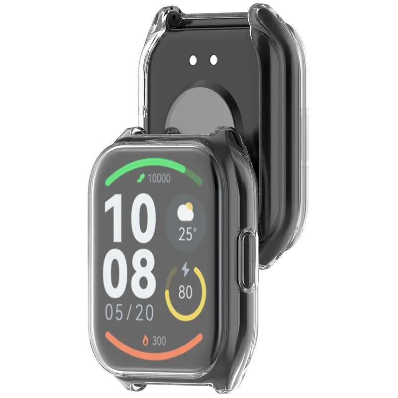 TPU Soft Shell Full Screen Protector Film Case For Haylou Solar Lite R001 / Plus RT3 LS16 / Watch 2 Pro (LS02 pro) Bumper Cover