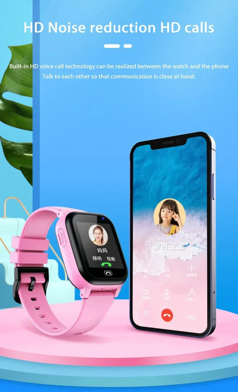 Xiaomi 5G Kids Smart Watch SOS Sim Card Call GPS Location Child SmartWatch Camera Waterproof Boys Girl Gift For Ios Android