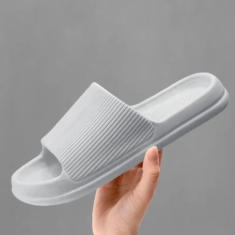 Youpin Thick Platform Women Bathroom Home Slippers Cloud Slippers Soft Sole EVA Indoor Slides Sandals Summer Non-slip Mi