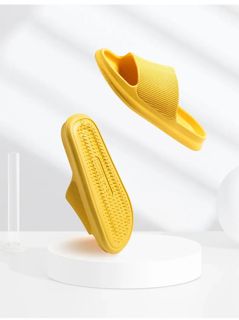 Youpin Thick Platform Women Bathroom Home Slippers Cloud Slippers Soft Sole EVA Indoor Slides Sandals Summer Non-slip Mi