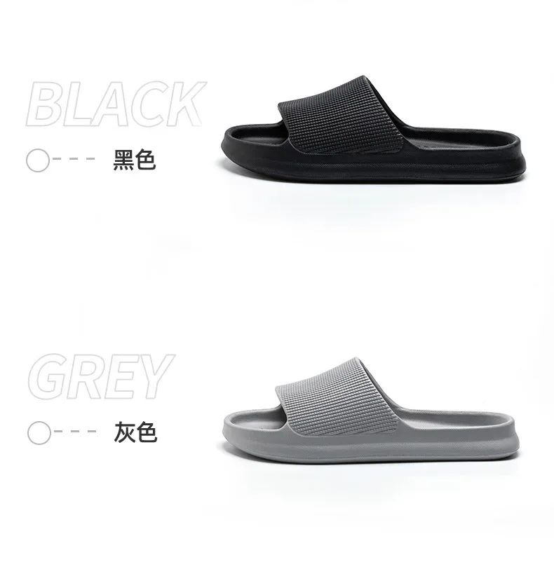 Youpin Thick Platform Women Bathroom Home Slippers Cloud Slippers Soft Sole EVA Indoor Slides Sandals Summer Non-slip Mi
