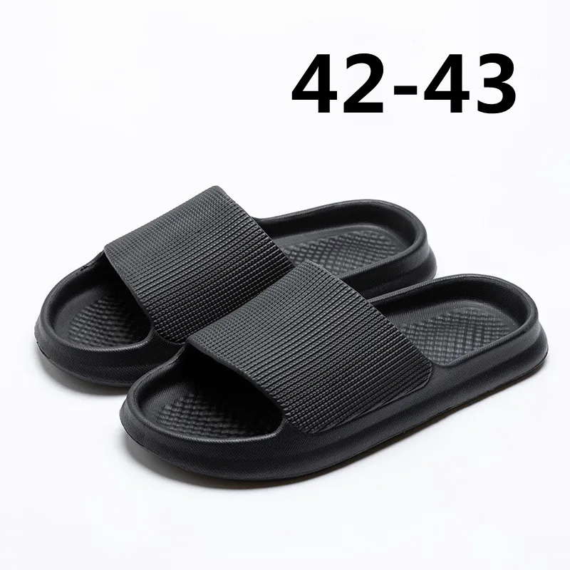 Youpin Thick Platform Women Bathroom Home Slippers Cloud Slippers Soft Sole EVA Indoor Slides Sandals Summer Non-slip Mi