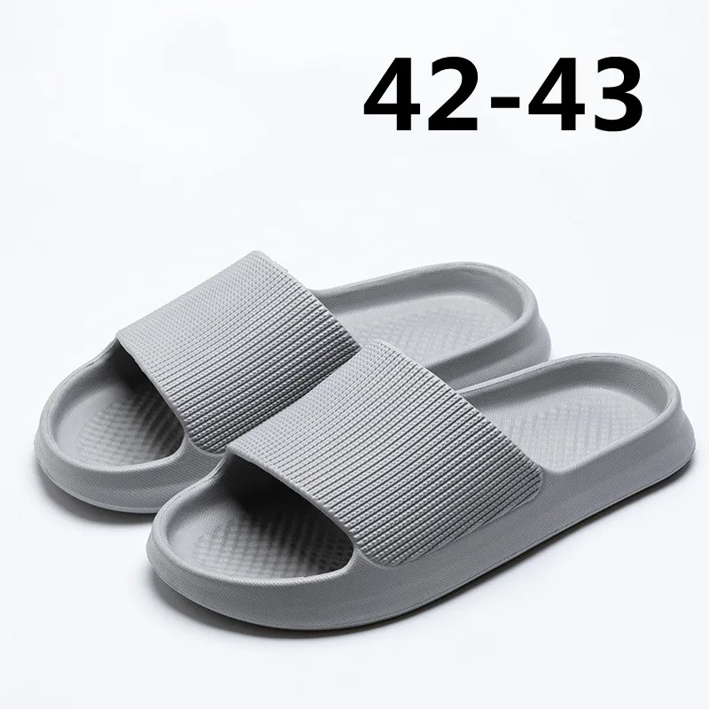 Youpin Thick Platform Women Bathroom Home Slippers Cloud Slippers Soft Sole EVA Indoor Slides Sandals Summer Non-slip Mi