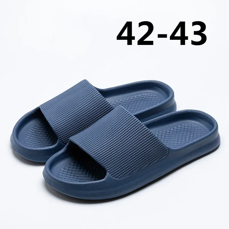 Youpin Thick Platform Women Bathroom Home Slippers Cloud Slippers Soft Sole EVA Indoor Slides Sandals Summer Non-slip Mi