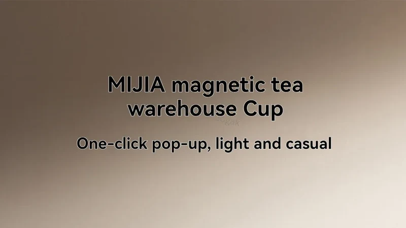2025 Mijia Magnetic Tea Warehouse Cup Portable 800ml Tritan One-touch Pop-up Lid Water Bottle Tea Filtration Water Cup