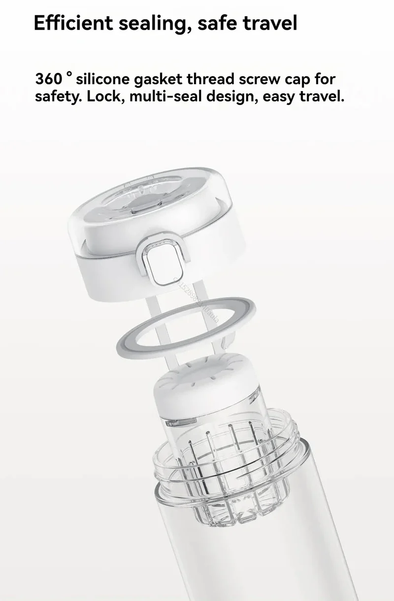 2025 Mijia Magnetic Tea Warehouse Cup Portable 800ml Tritan One-touch Pop-up Lid Water Bottle Tea Filtration Water Cup