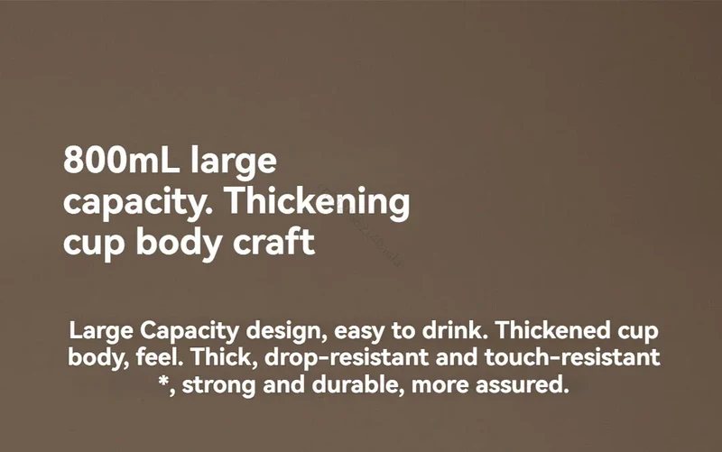 2025 Mijia Magnetic Tea Warehouse Cup Portable 800ml Tritan One-touch Pop-up Lid Water Bottle Tea Filtration Water Cup