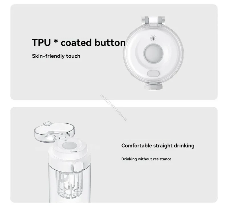 2025 Mijia Magnetic Tea Warehouse Cup Portable 800ml Tritan One-touch Pop-up Lid Water Bottle Tea Filtration Water Cup