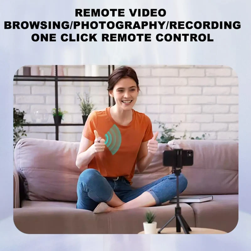 Blue-tooth Remote Control Scrolling E-book Page Turner For Tik-tok Video Remote Control Selfie Stick Camera Controller
