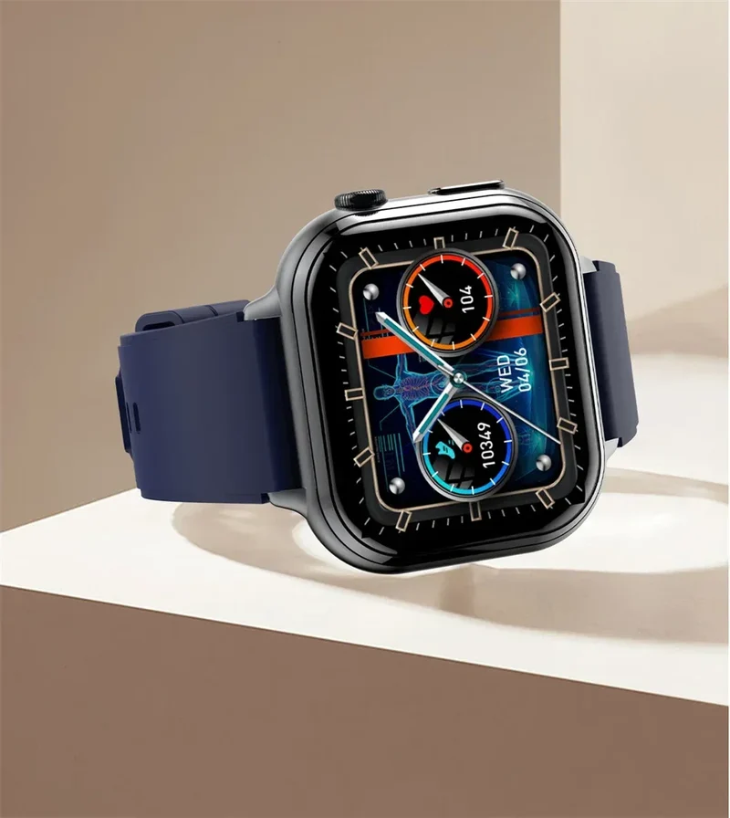 2025New Medical Grade ECG+PPG Smart Watch BMI Body Fat Uric Acid Painless Non-invasive Blood Sugar Monitoring Calling Smartwatch